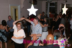 Salsa dancing at Longridge Conservative Club