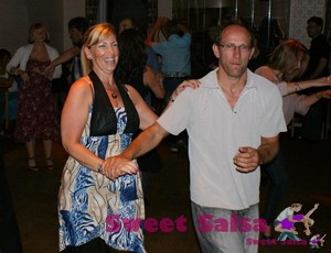 Cuban salsa dancers in Lancashire