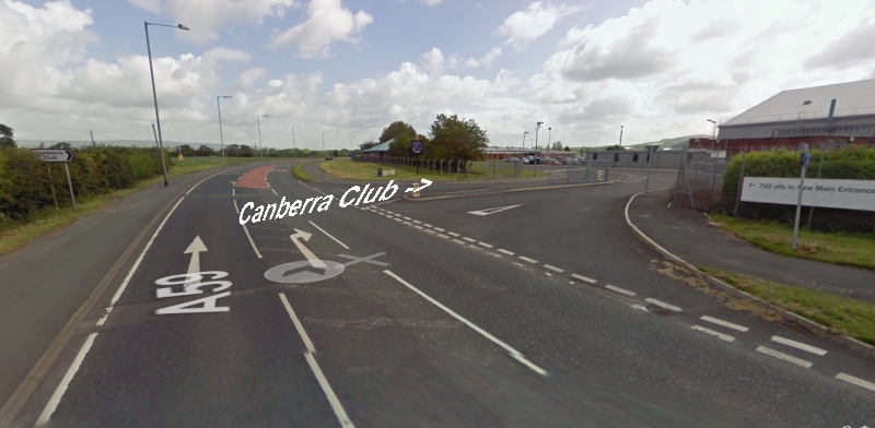 The entrance to The Canberra Club A59
