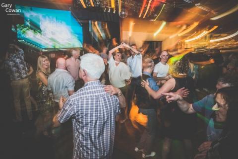 Dancing salsa at The Canberra Club