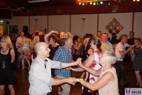 Salsa dancing party at the Canberra Club August 2016