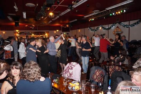 Salsa dancing at the Canberra Club in Preston