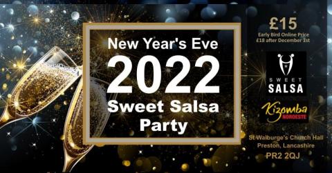 Salsa on New Years Eve flyer