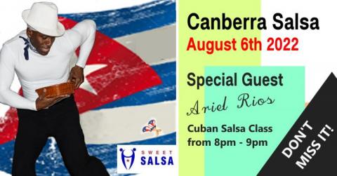 Arile Rios Robert teaches Cuban Salsa