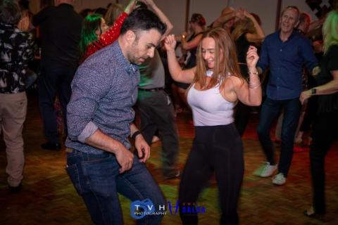 Salsa dancing at the Canberra Club