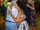 Couple embrace after a dance