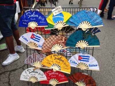 Salsa fans for sale on the market